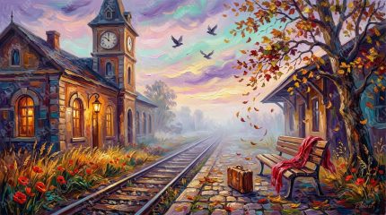 ایستگاه راه‌آهن پاییزی