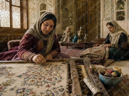 کارگاه سوزن‌دوزی سنتی
