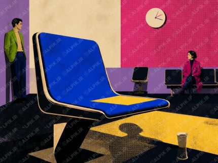 انزوای مدرن در اتاق انتظار