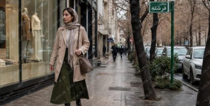 قدم زدن در خیابان فرشته تهران