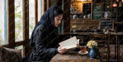 مطالعه در فضای دنج کافه سنتی
