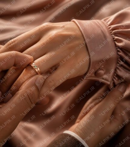 حلقه ازدواج رزگلد و لحظه پیوند