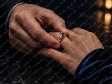 لحظه رمانتیک دست کردن حلقه ازدواج