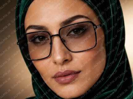 عینک فریم مربعی مشکی زنانه - اکسسوری مدرن