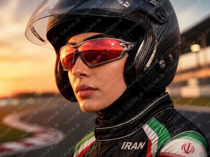 عینک ورزشی و کلاه ایمنی حرفه‌ای مسابقات