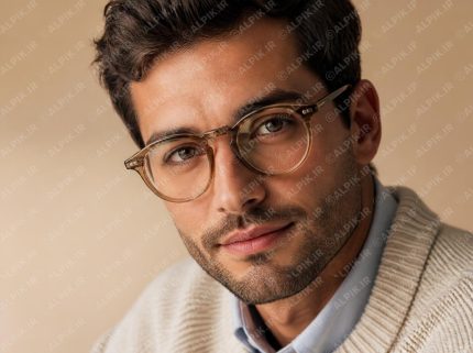 فریم عینک طبی مردانه با طراحی مدرن و شیک