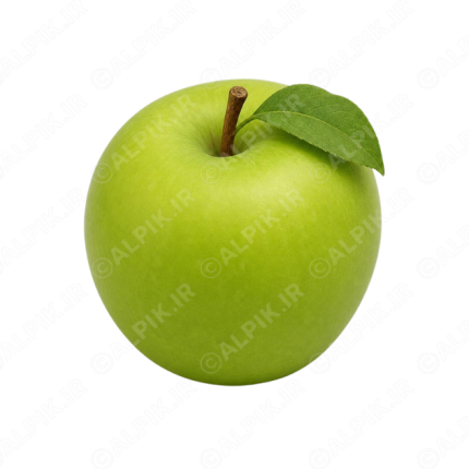 آیکون سیب سبز بدون پس‌زمینه