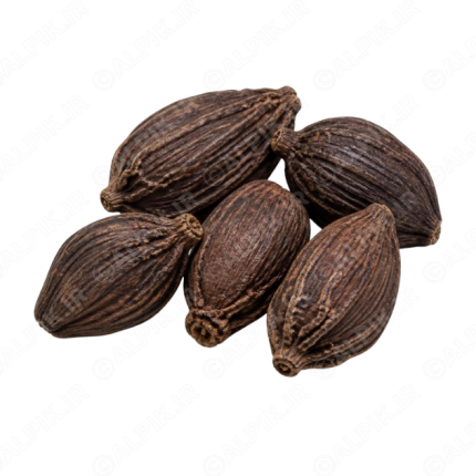 عکس دوربری شده دانه‌های هل سیاه باکیفیت بالا