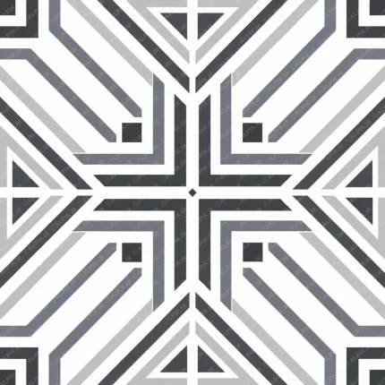 طرح پترن هندسی تکرارشونده مدرن با قابلیت چاپ بی‌نهایت