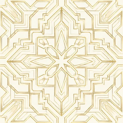 طرح پترن هندسی تکرارشونده و لاکچری طلایی