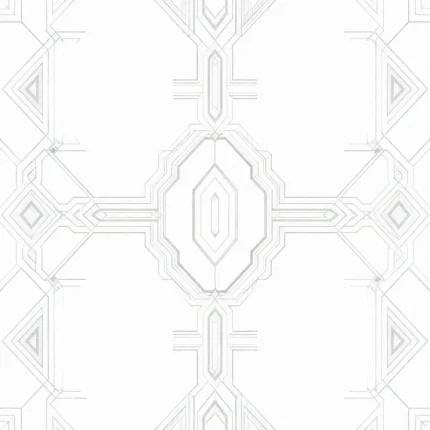 پترن هندسی تکرارشونده مدرن با خطوط ظریف خاکستری و سفید