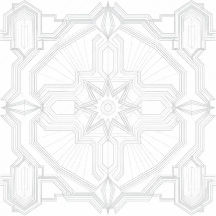 پترن هندسی تکرارشونده و بدون درز مدرن با خطوط خاکستری ملایم